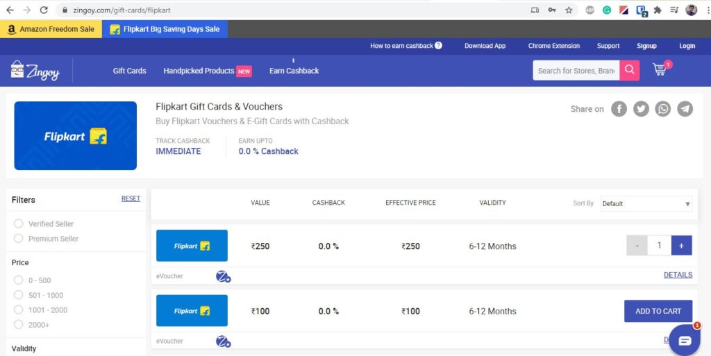 flipkart-gift-cards-on-zingoy.com